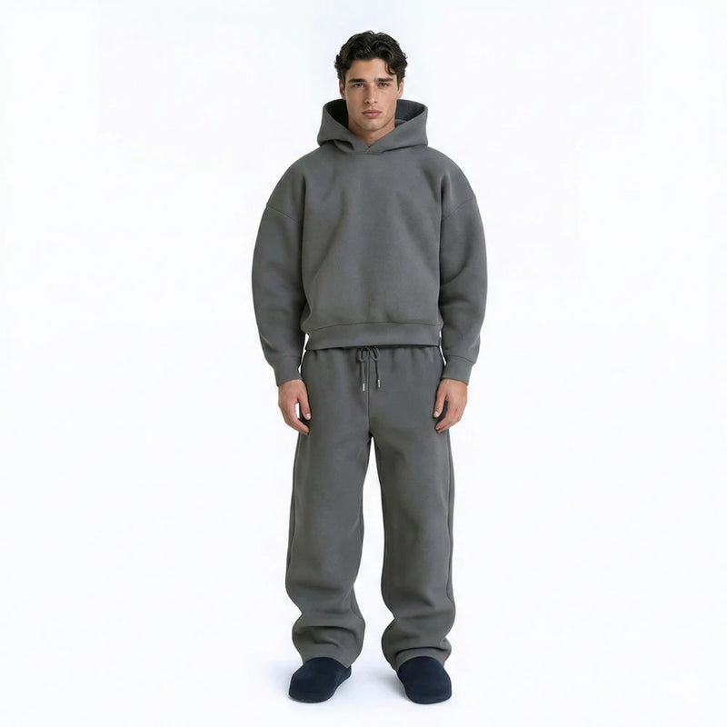 2-Piece Tracksuit Set, Breathable Athletic Outfit for Gym Running Casual Daily