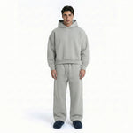 2-Piece Tracksuit Set, Breathable Athletic Outfit for Gym Running Casual Daily
