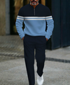Graphic Print Pullover Tracksuit Set