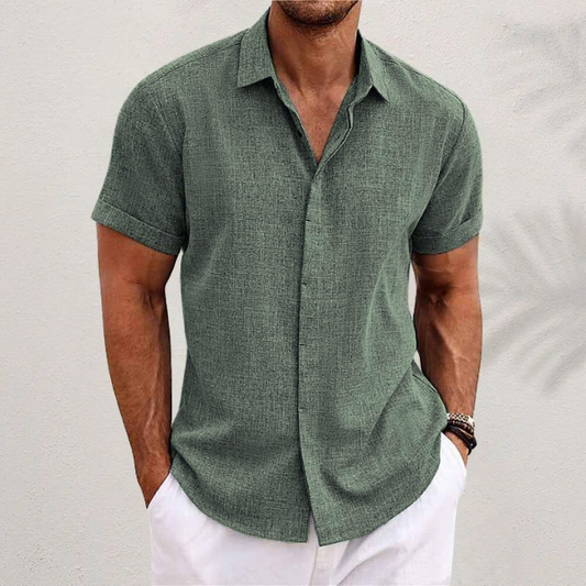 Coastal Classic Linen Button Shirt